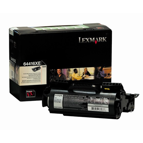 Lexmark 64416XE toner zwart extra hoge capaciteit (origineel) 64416XE 034740 - 1