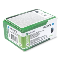 Lexmark 71B20C0 toner cyaan (origineel) 904116