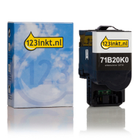 Lexmark 71B20K0 toner zwart (123inkt huismerk) 71B20K0C 037741