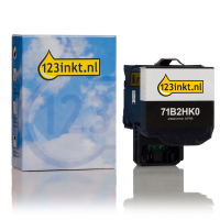 Lexmark 71B2HK0 toner zwart hoge capaciteit (123inkt huismerk) 71B2HK0C 037749