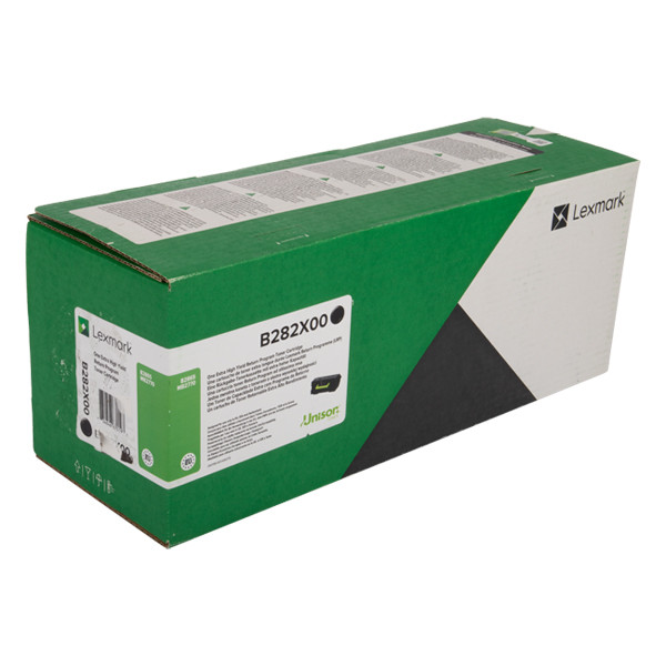 Lexmark B282X00 toner zwart extra hoge capaciteit (origineel) B282X00 034998 - 1