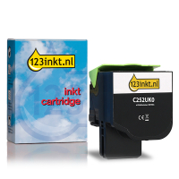 Lexmark C252UK0 toner zwart extreem hoge capaciteit (123inkt huismerk)