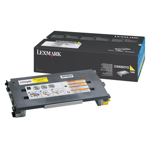 Lexmark C500S2YG toner geel (origineel) C500S2YG 034790 - 1