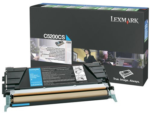Lexmark C5200CS toner cyaan (origineel) C5200CS 034940 - 1