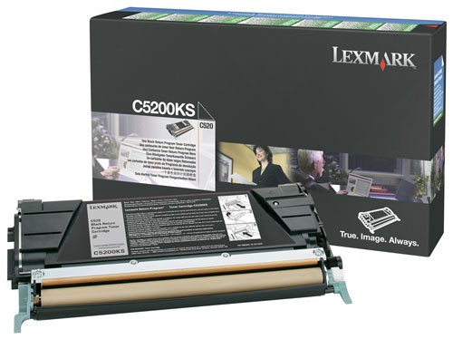 Lexmark C5200KS toner zwart (origineel) C5200KS 034935 - 1