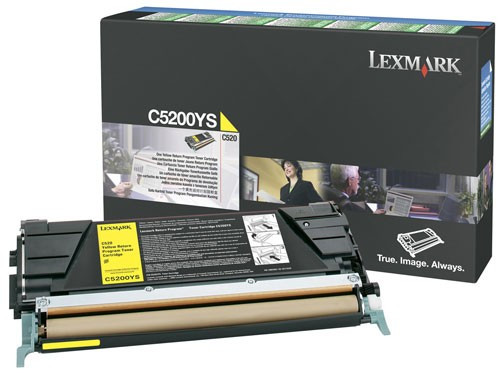 Lexmark C5200YS toner geel (origineel) C5200YS 034950 - 1
