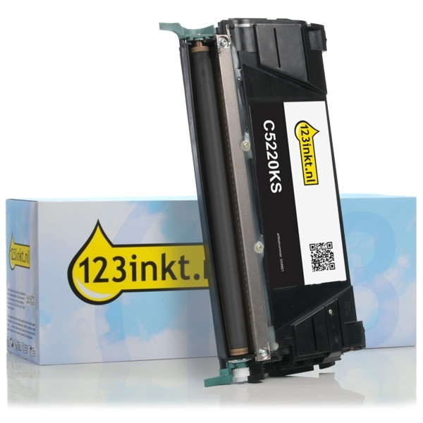 Lexmark C5220KS toner zwart (123inkt huismerk) C5220KSC 034661 - 1