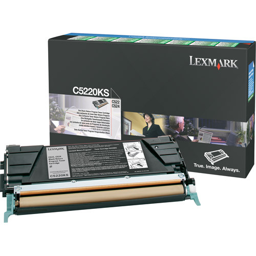 Lexmark C5220KS toner zwart (origineel) C5220KS 034660 - 1