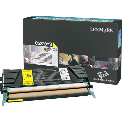 Lexmark C5220YS toner geel (origineel) C5220YS 034680 - 1