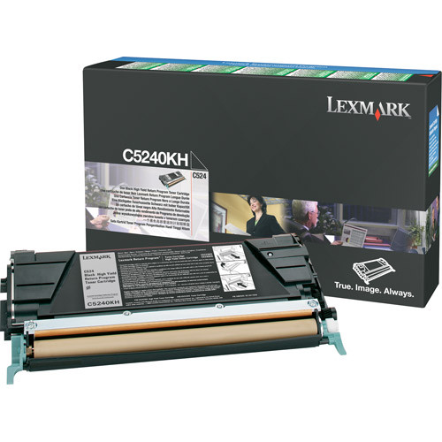 Lexmark C5240KH toner zwart hoge capaciteit (origineel) C5240KH 034685 - 1