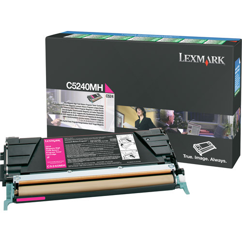 Lexmark C5240MH toner magenta hoge capaciteit (origineel) C5240MH 034695 - 1