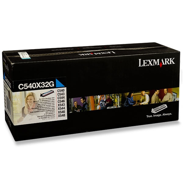 Lexmark C540X32G developer unit cyaan (origineel) 037112 - 1