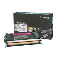 Lexmark C736H1MG toner magenta hoge capaciteit (origineel) C736H1MG 037080