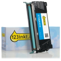 Lexmark C746A1CG toner cyaan (123inkt huismerk) C746A1CGC 037209