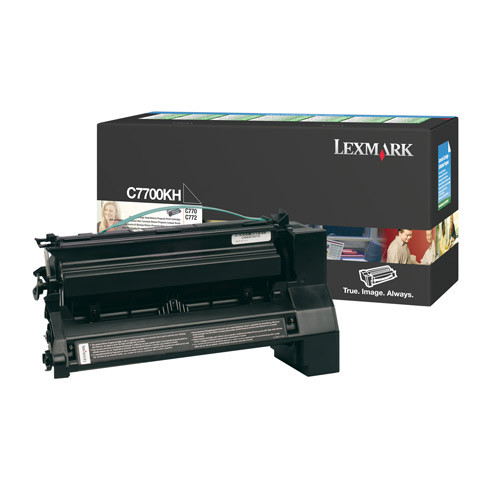 Lexmark C7700KH toner zwart hoge capaciteit (origineel) C7700KH 034870 - 1