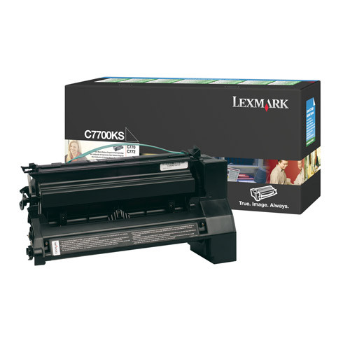 Lexmark C7700KS toner zwart (origineel) C7700KS 034850 - 1