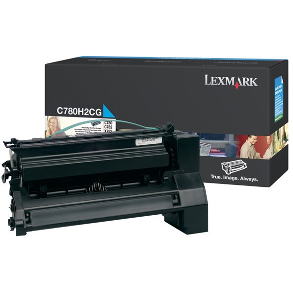 Lexmark C780H1CG toner cyaan hoge capaciteit (origineel) C780H1CG 033924 - 1