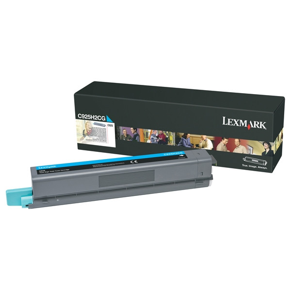 Lexmark C925H2CG toner cyaan (origineel) C925H2CG 037122 - 1