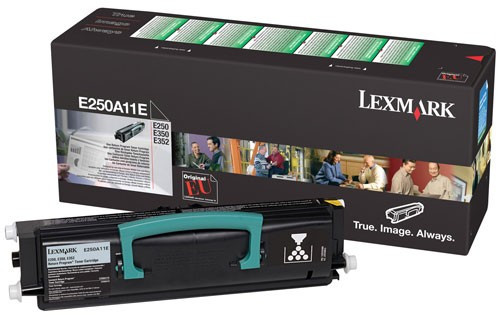 Lexmark E250A11E toner zwart (origineel) E250A11E 034890 - 1