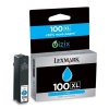 Lexmark Nr.100XL (14N1069E) inktcartridge cyaan hoge capaciteit (origineel)