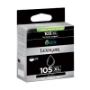 Lexmark Nr.105XL (14N0822E) inktcartridge zwart hoge capaciteit (origineel)