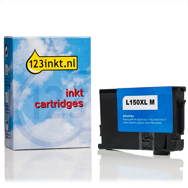 Lexmark Nr.150XL (14N1616E) inktcartridge magenta hoge capaciteit (123inkt huismerk) 14N1616EC 040469 - 