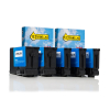 Lexmark Nr.150XL aanbieding: 2x zwart + 3 kleuren (123inkt huismerk)  160852