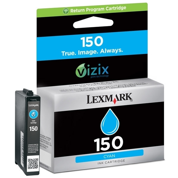 Lexmark Nr.150 (14N1608E) inktcartridge cyaan (origineel) 14N1608E 040458 - 1