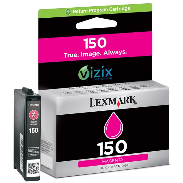 Lexmark Nr.150 (14N1609E) inktcartridge magenta (origineel) 14N1609E 040460 - 
