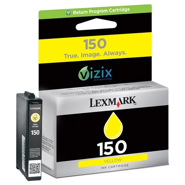 Lexmark Nr.150 (14N1610E) inktcartridge geel (origineel) 14N1610E 040462 - 1