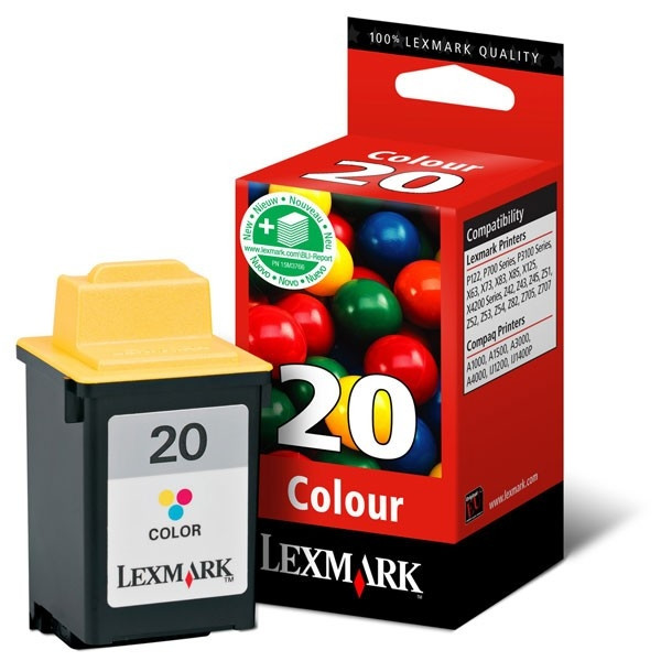 Lexmark Nr.20 (15MX120) inktcartridge kleur (origineel) 15MX120E 040049 - 1