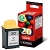 Lexmark Nr.20 (15MX120) inktcartridge kleur (origineel)