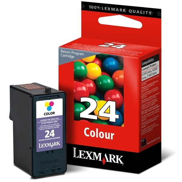 Lexmark Nr.24 (18C1524) inktcartridge kleur (origineel) 18C1524E 040345 - 1