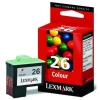 Lexmark Nr.26 (10N0026) inktcartridge kleur hoge capaciteit (origineel) 10N0026E 040180