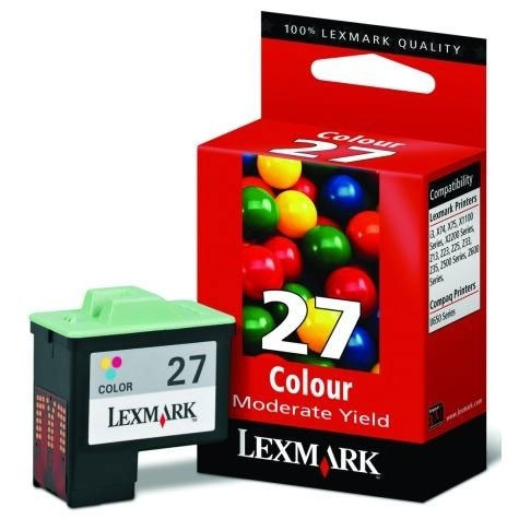 Lexmark Nr.27 (10N0227) inktcartridge kleur (origineel) 10N0227E 040175 - 1