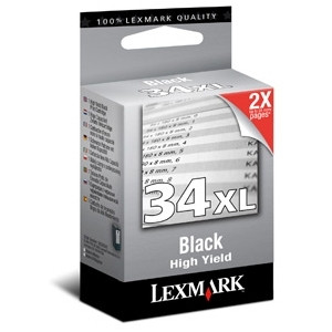 Lexmark Nr.34 (18C0034E) inktcartridge zwart hoge capaciteit (origineel) 18C0034E 040270 - 1