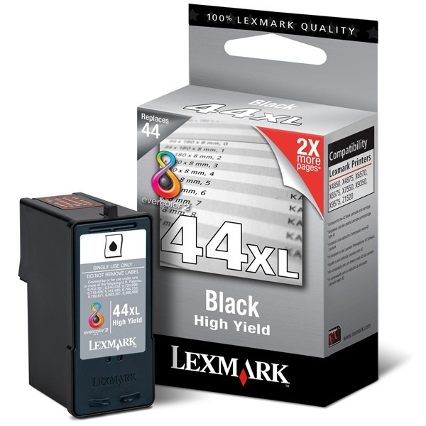 Lexmark Nr.44XL (18Y0144E) inktcartridge zwart (origineel) 18Y0144E 040325 - 1