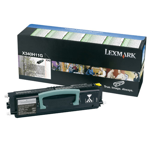 Lexmark X340H11G toner zwart hoge capaciteit (origineel) X340H11G 034835 - 1