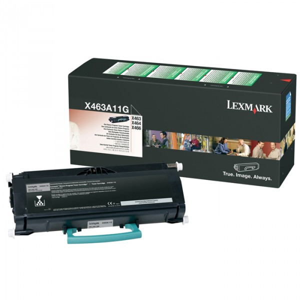 Lexmark X463A11G toner zwart (origineel) X463A11G 037062 - 1