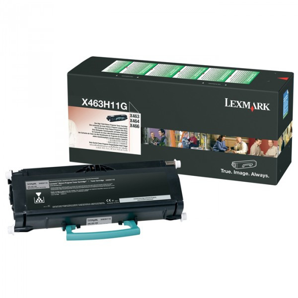 Lexmark X463H11G toner zwart hoge capaciteit (origineel) X463H11G 037064 - 1