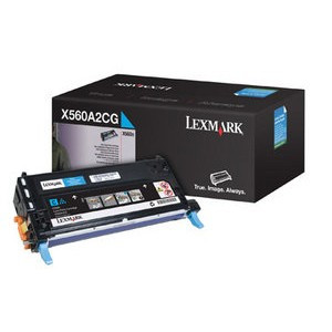 Lexmark X560A2CG toner cyaan (origineel) X560A2CG 034974 - 1