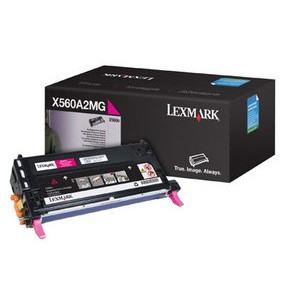 Lexmark X560A2MG toner magenta (origineel) X560A2MG 034976 - 1
