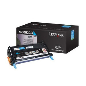 Lexmark X560H2CG toner cyaan hoge capaciteit (origineel) X560H2CG 034980 - 1