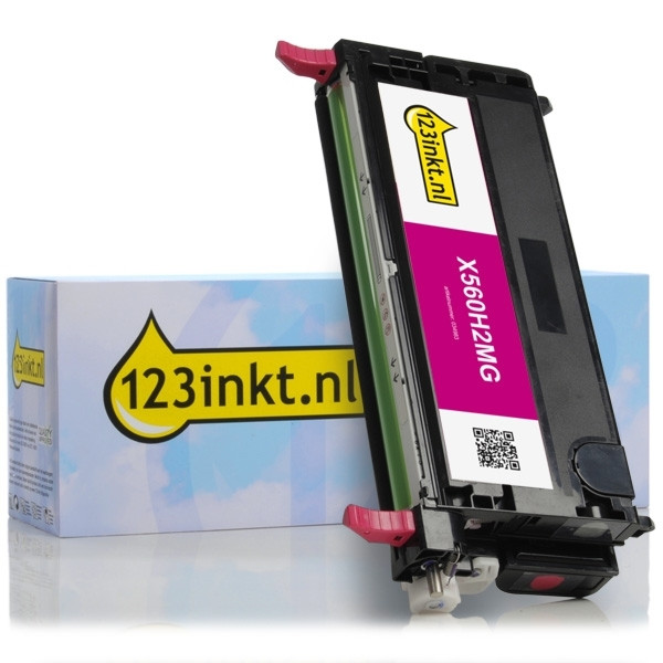 Lexmark X560H2MG toner magenta hoge capaciteit (123inkt huismerk) X560H2MGC 034983 - 1