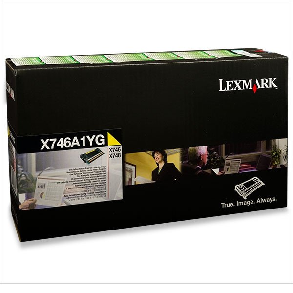 Lexmark X746A1YG toner geel (origineel) X746A1YG 037226 - 1