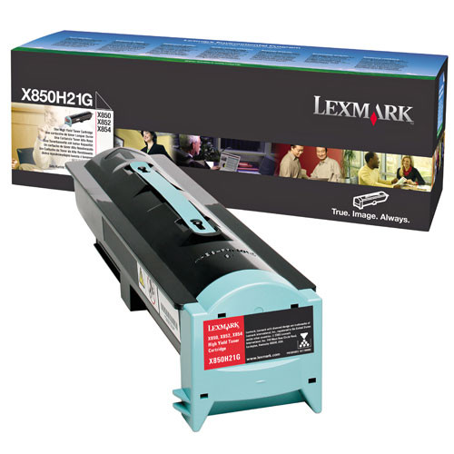 Lexmark X850H21G toner zwart (origineel) X850H21G 034765 - 1