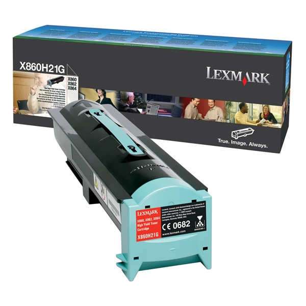 Lexmark X860H21G toner zwart (origineel) X860H21G 037104 - 1