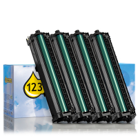 Lexmark aanbieding: 20N2HK0, C0, M0, Y0 zwart + 3 kleuren (123inkt huismerk)