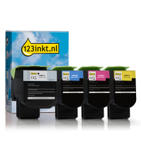 Lexmark aanbieding: 24B6011, 08, 09, 10 zwart + 3 kleuren (123inkt huismerk)  131982