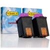 Lexmark aanbieding: 2 x Nr.75 (12A1975) inktcartridge zwart (123inkt huismerk)  040028